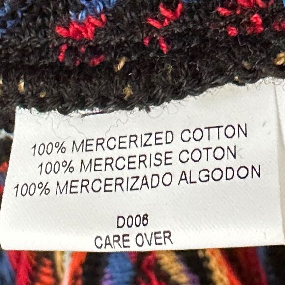 COOGI Sweater Men's 4XL Multicolor 3D Knit Zip Hoodie 100% Mercerized Australia - Picture 6 of 11